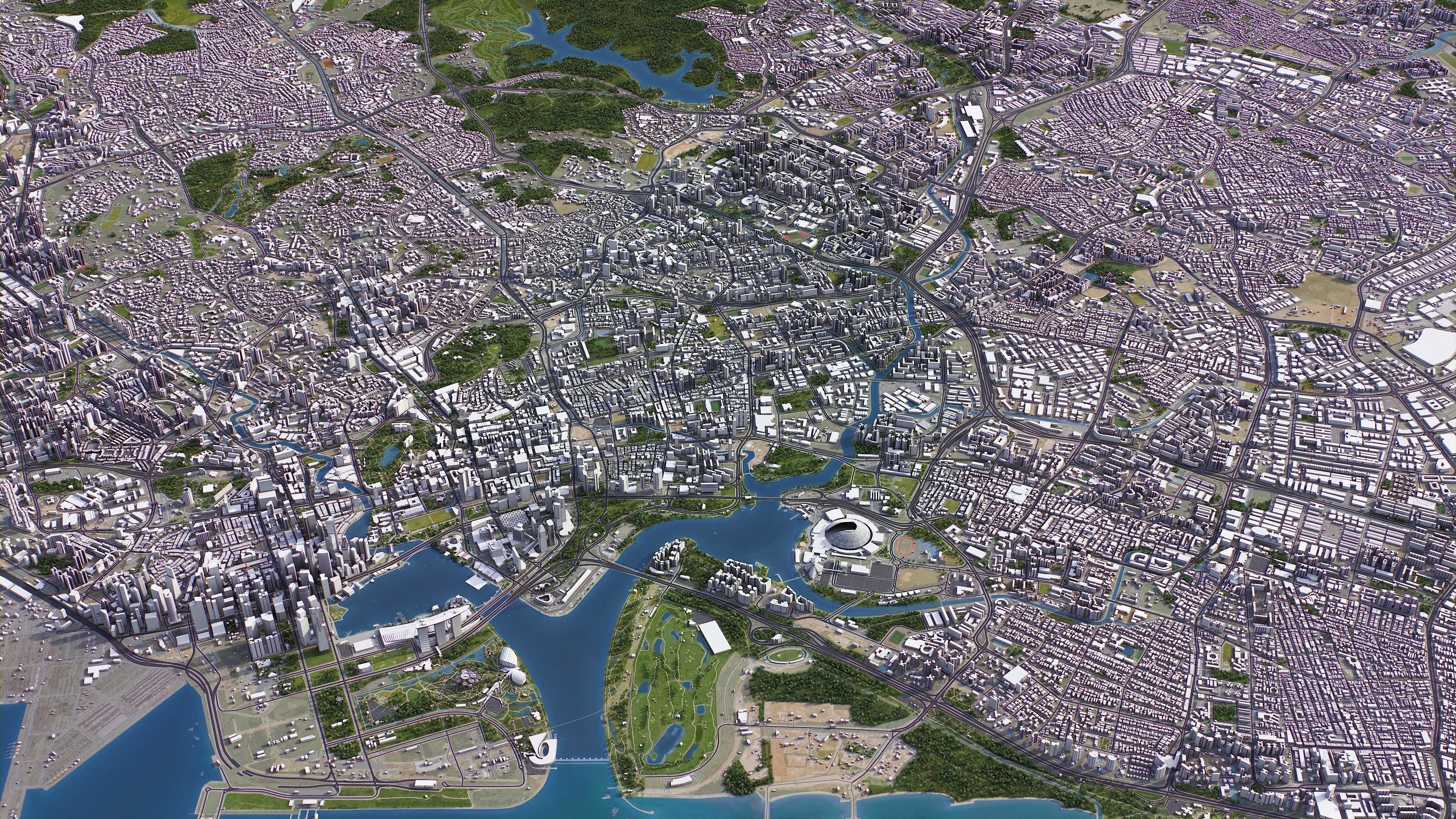 Singapore - Johor Bahru 3D Model Collection_58