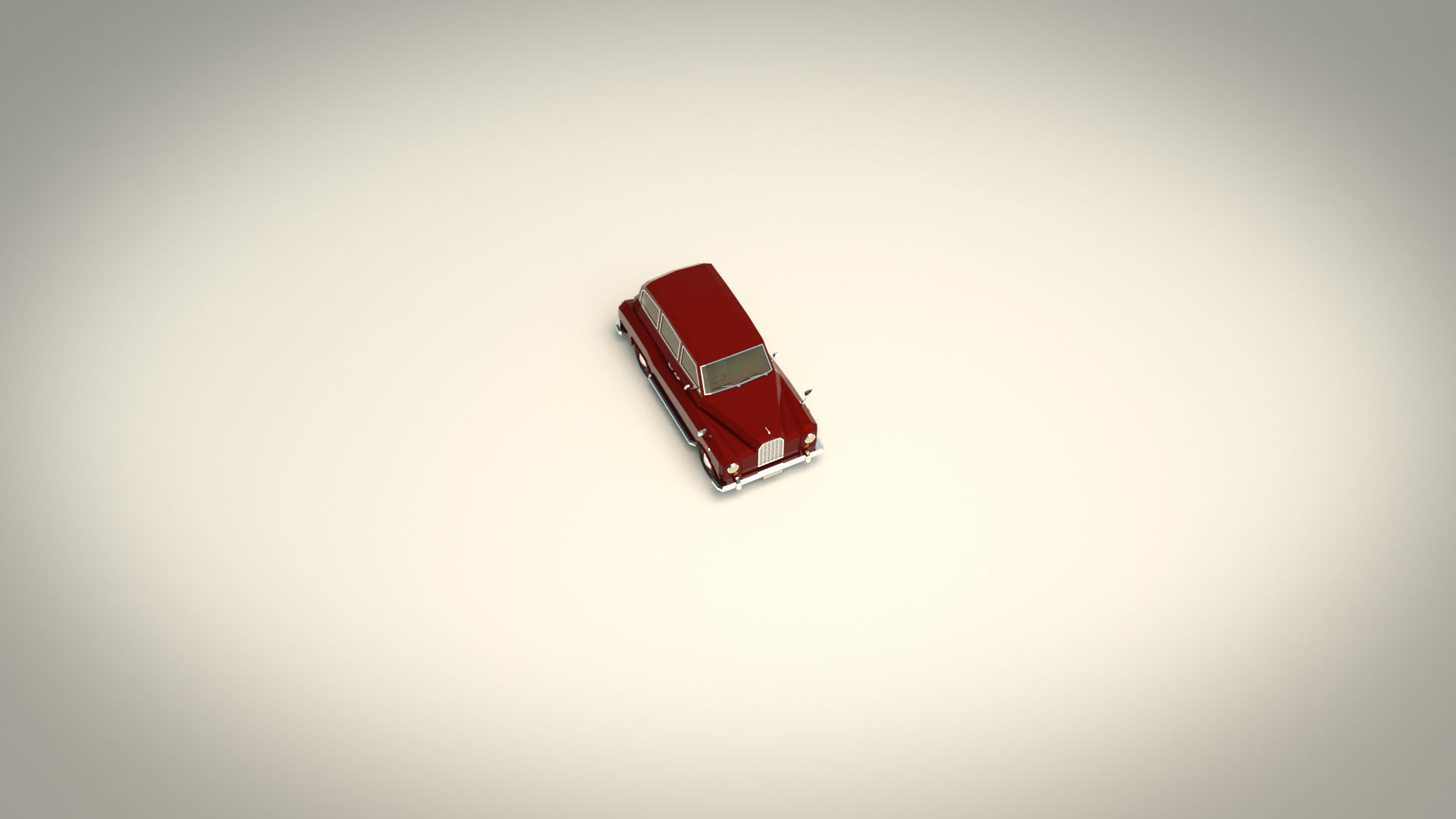 Low Poly Sedan Car 10 Low-poly 3D model_6