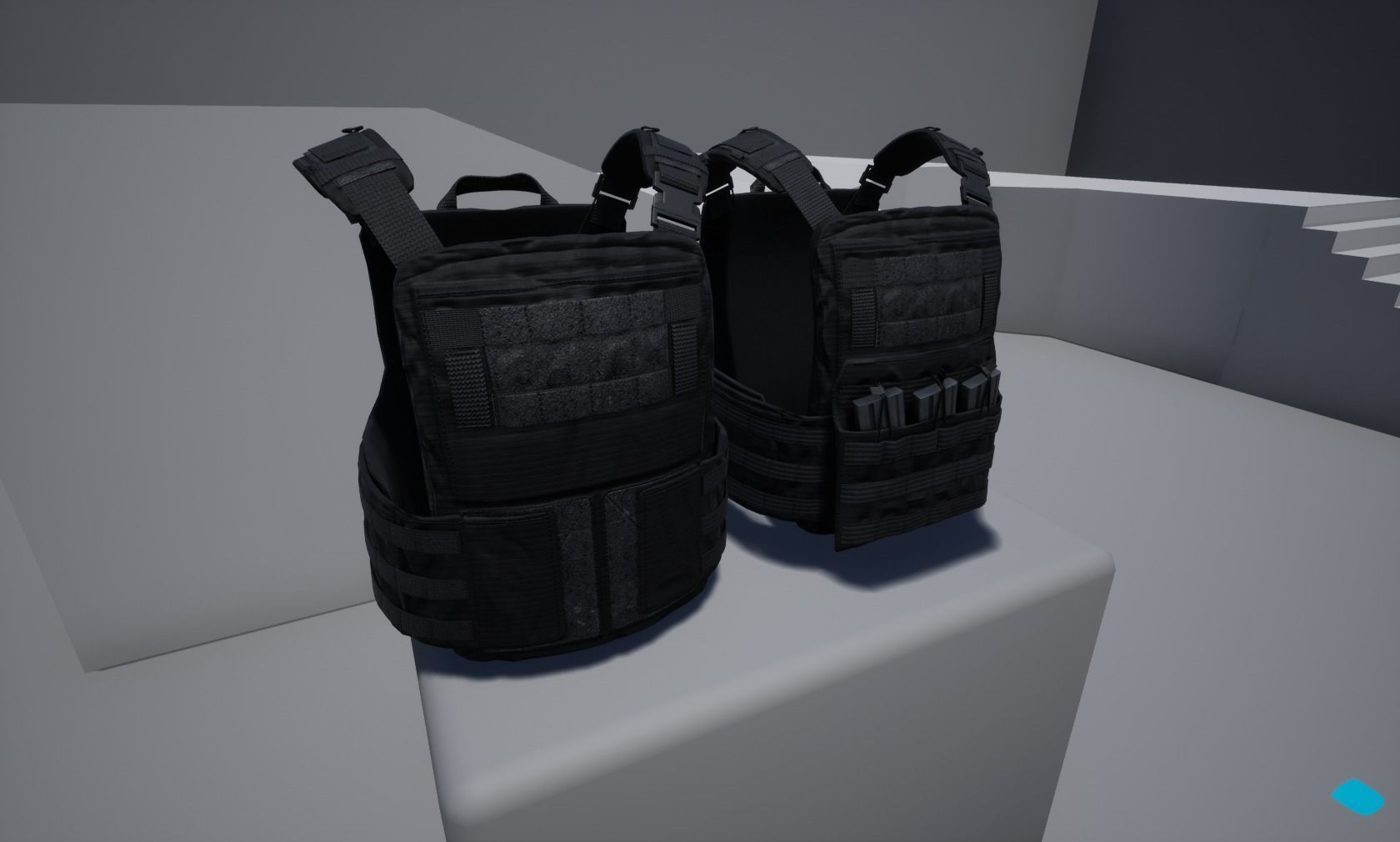 Crye Cage VEST Low-poly 3D model_21