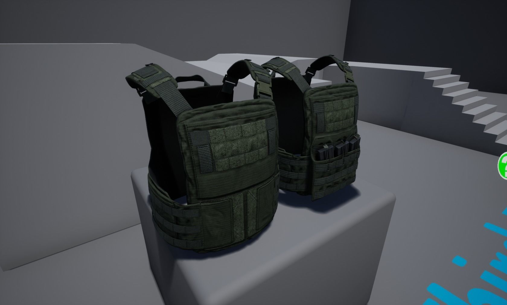 Crye Cage VEST Low-poly 3D model_17