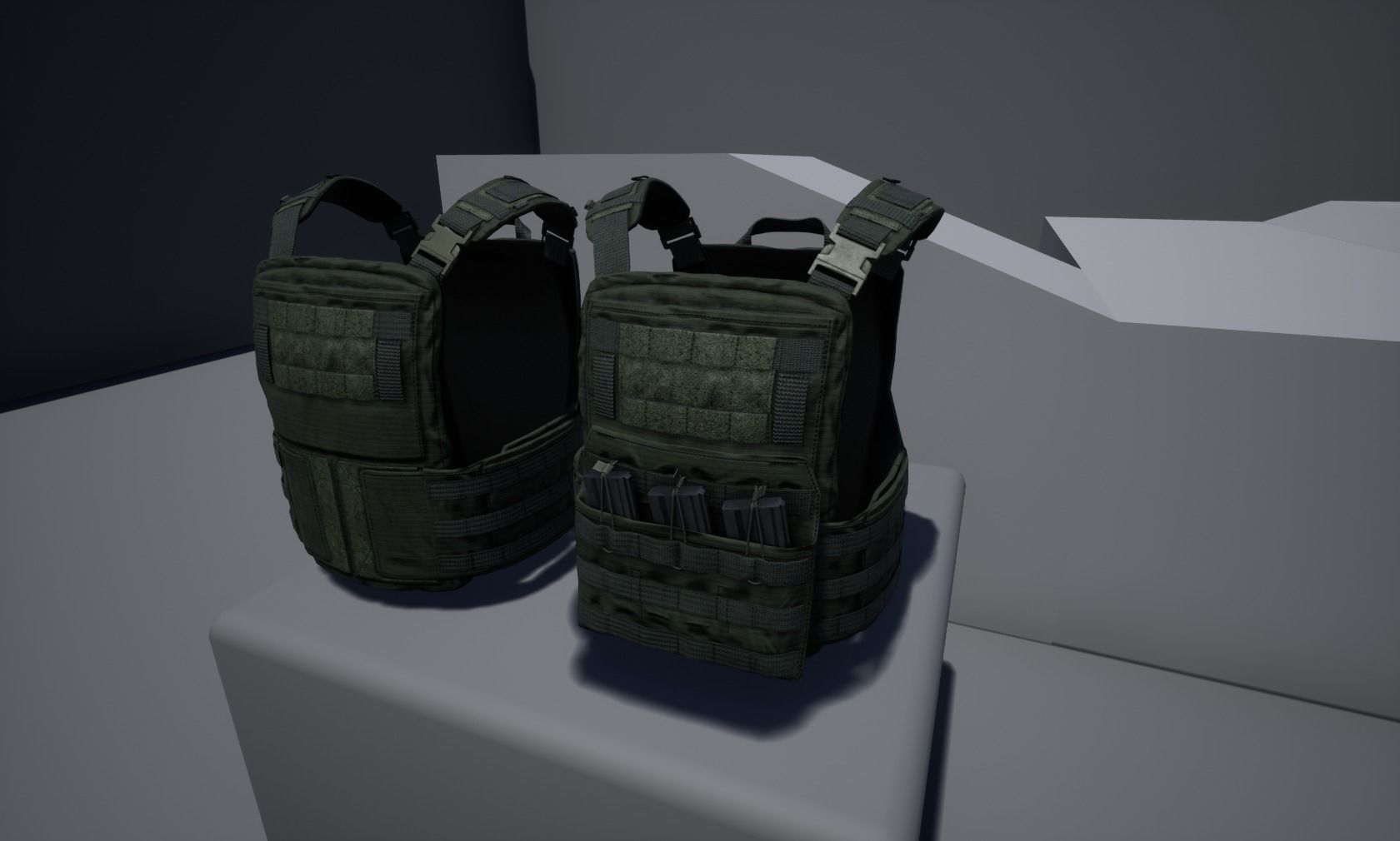 Crye Cage VEST Low-poly 3D model_16