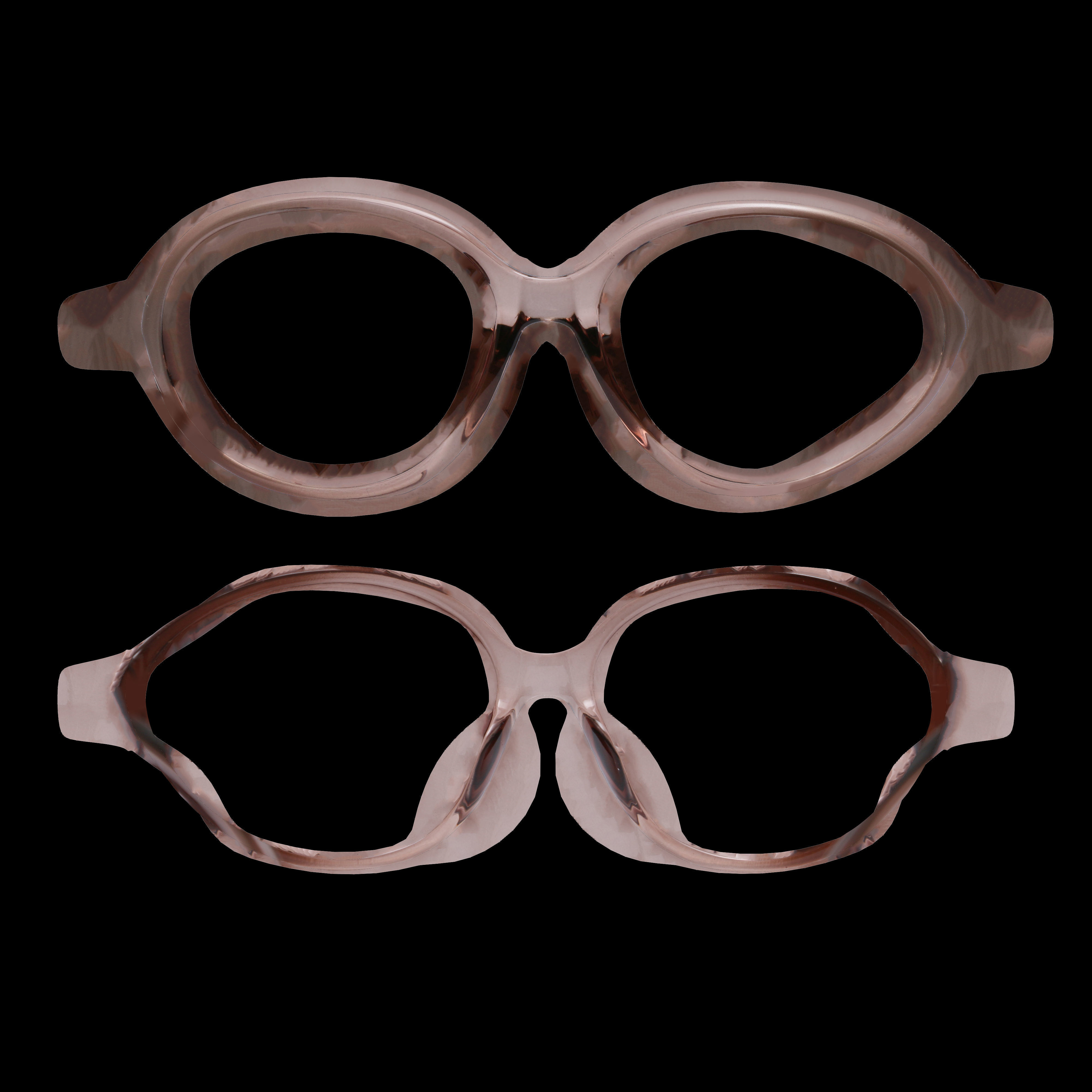 Eyeglasses for Men and Women 3D print model_6