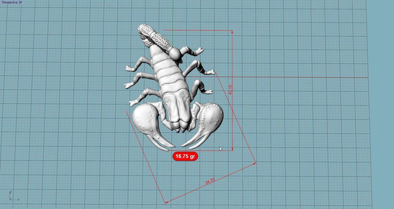 Scorpio 3D print model_2