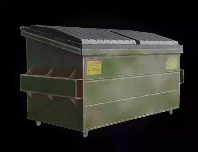 Dumpster PBR trash bin