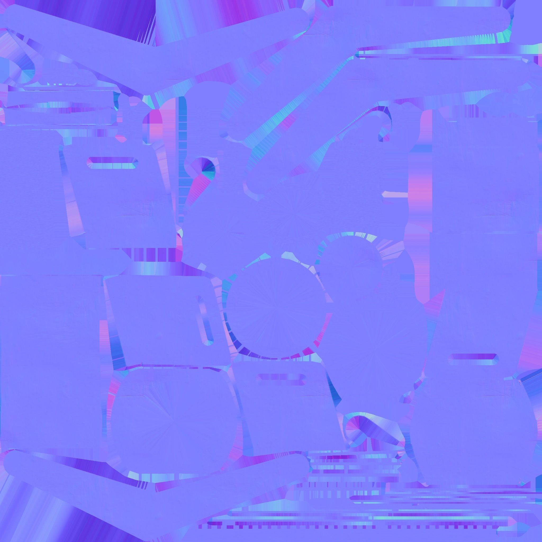 scaffold scaffolding tower with two people 3D model_17