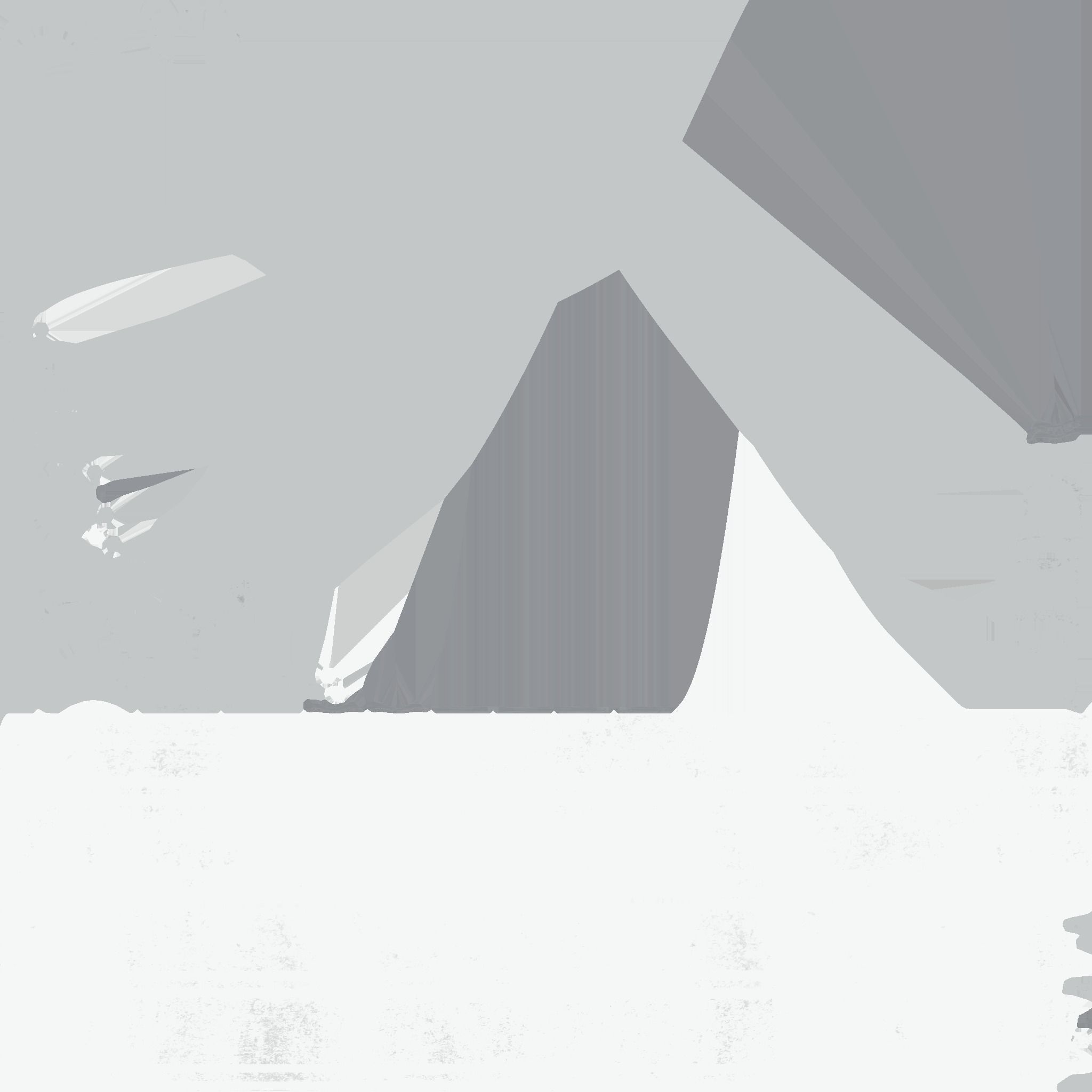 scaffold scaffolding tower with two people 3D model_63