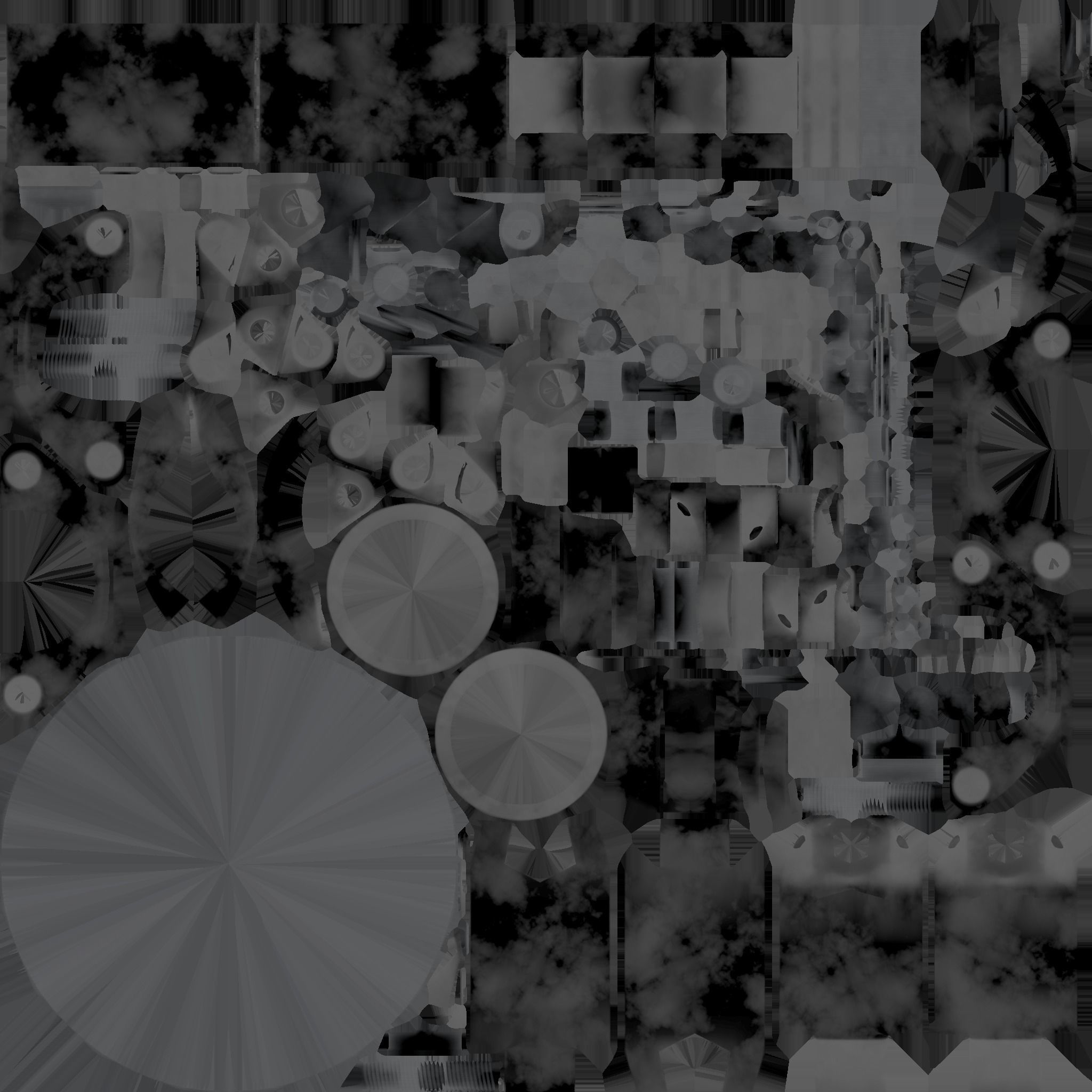 scaffold scaffolding tower with two people 3D model_36