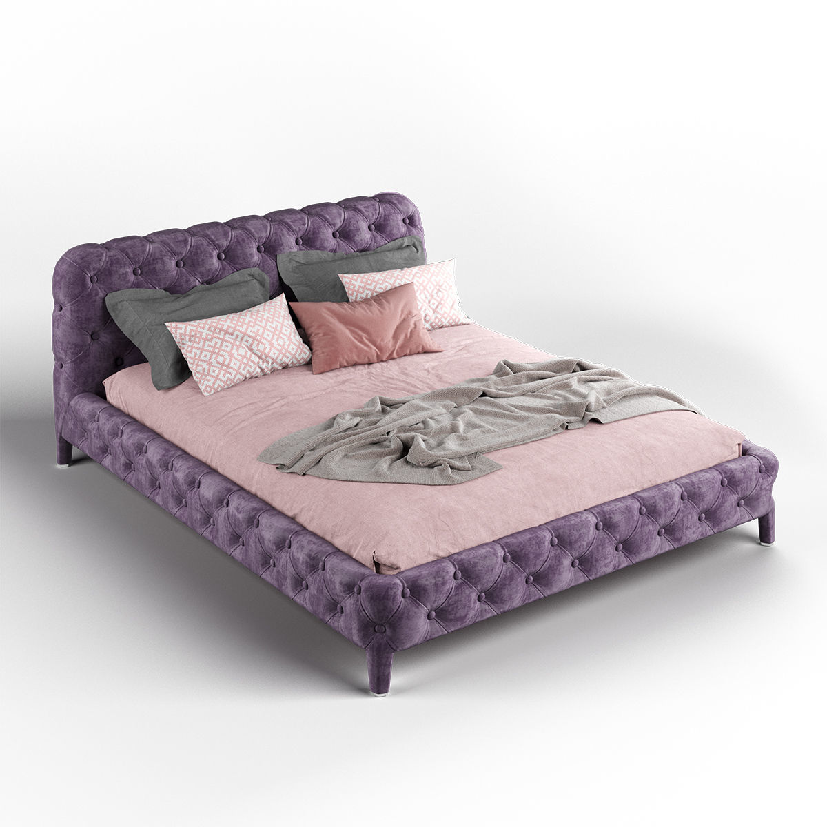 Windsor dream bed 3D model_2
