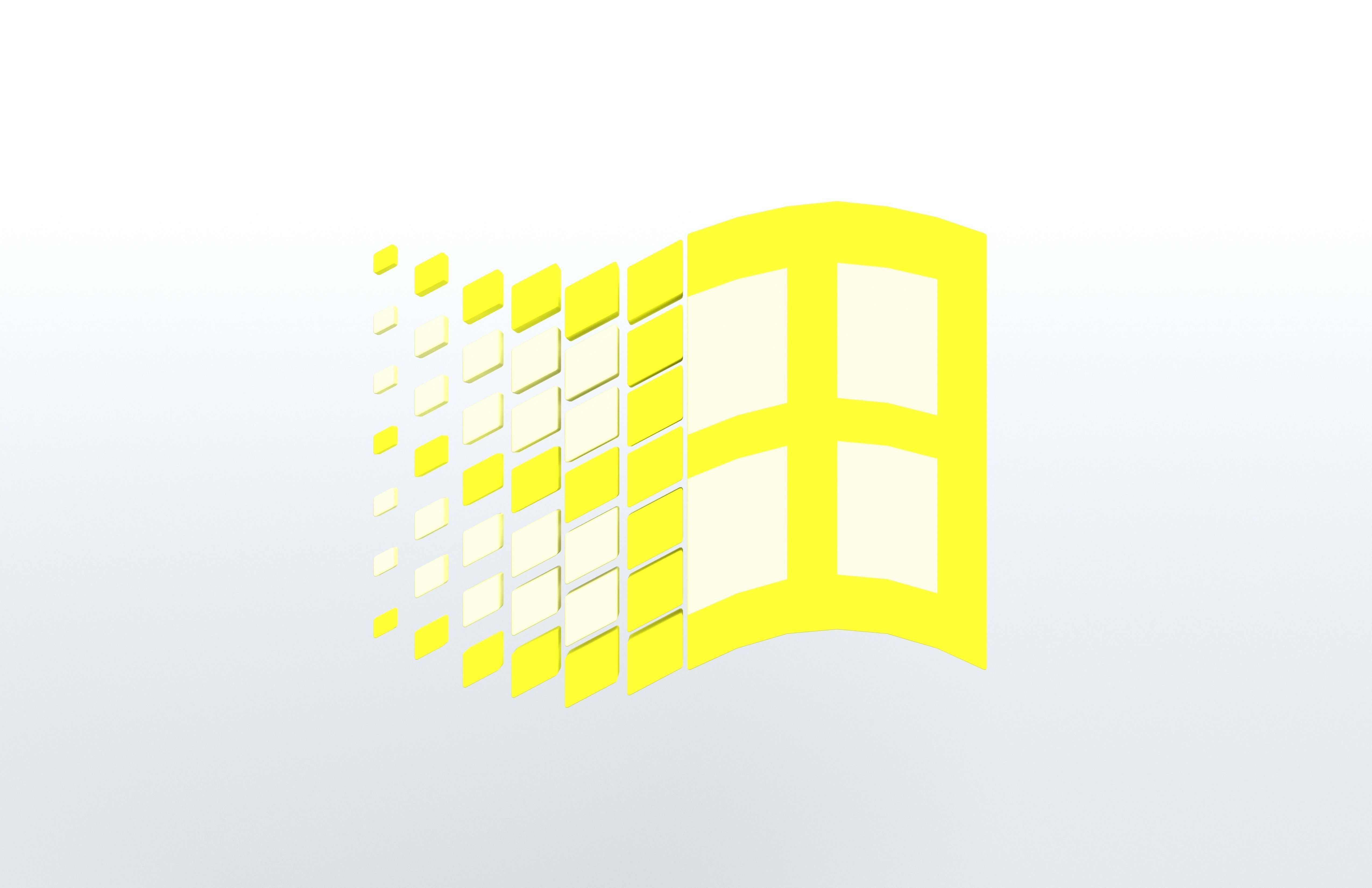 Windows 95 Logo v1 006 Free low-poly 3D model_1