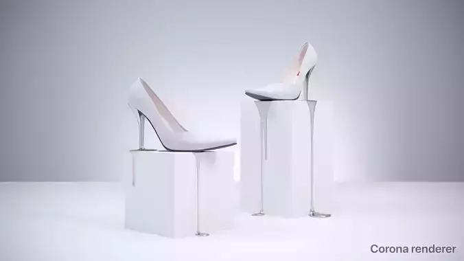 White studio for product rendering SWR