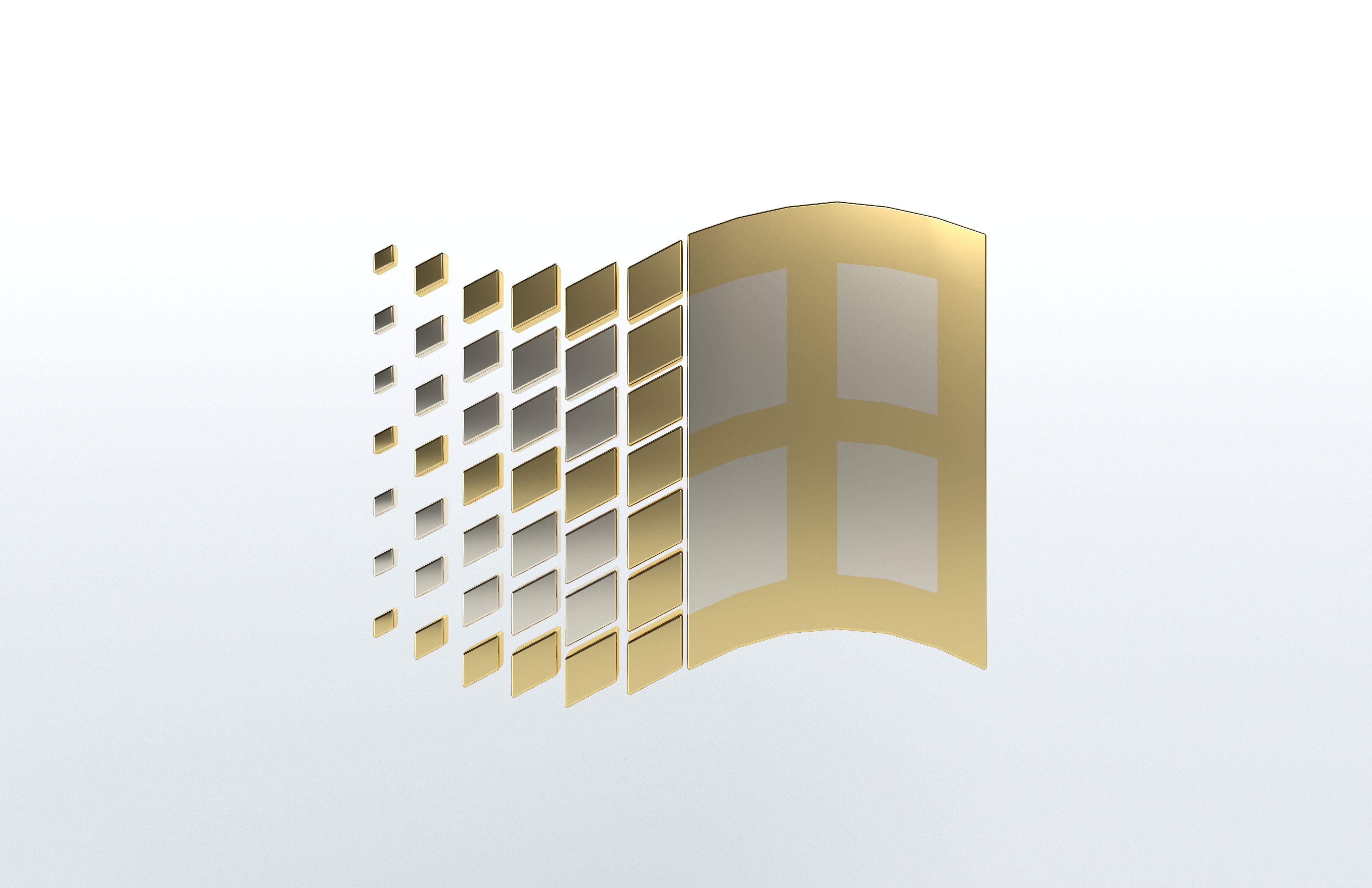 Windows 95 Logo v1 007 Free low-poly 3D model_1