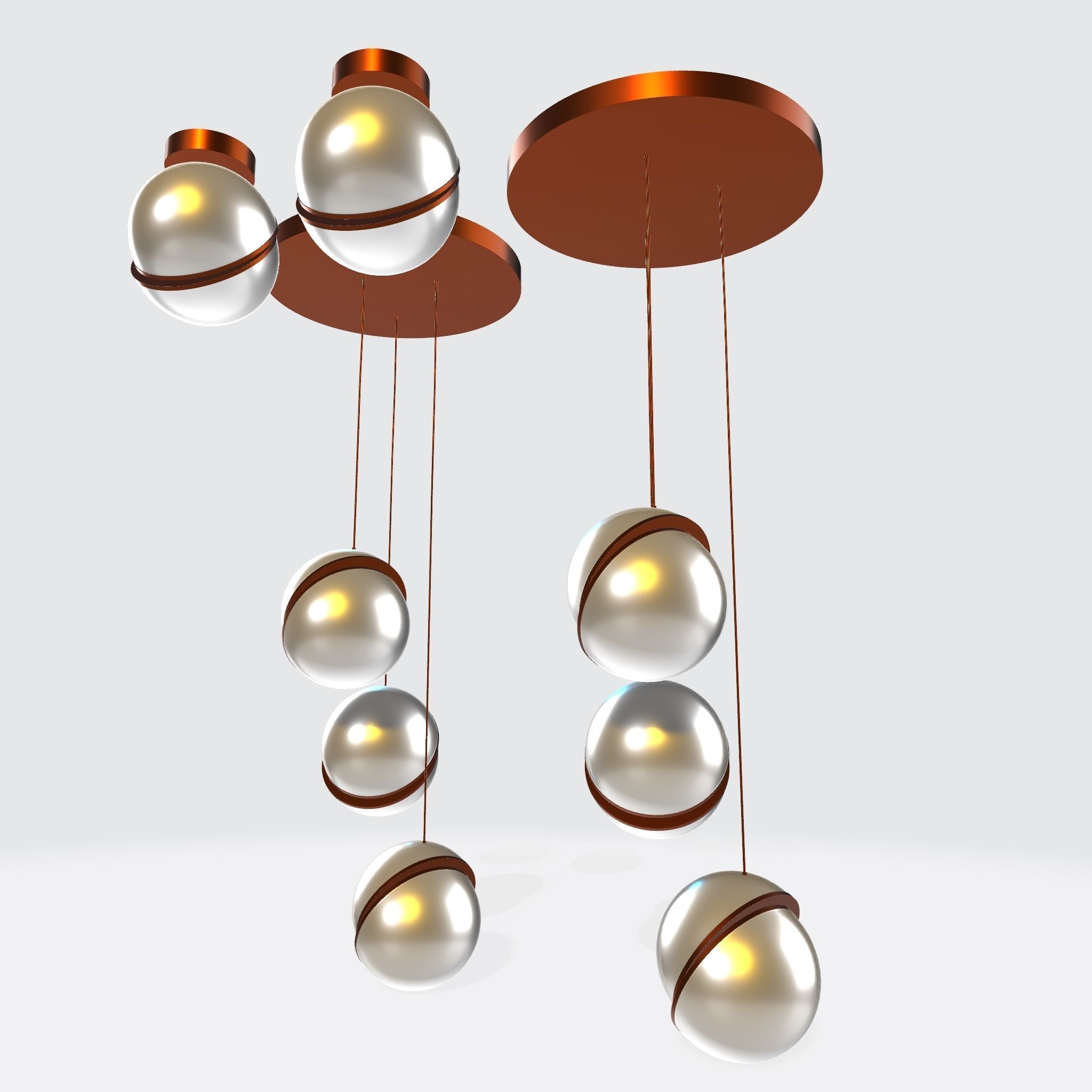 MINI CRESCENT LIGHT - LEE BROOM 3D model_3