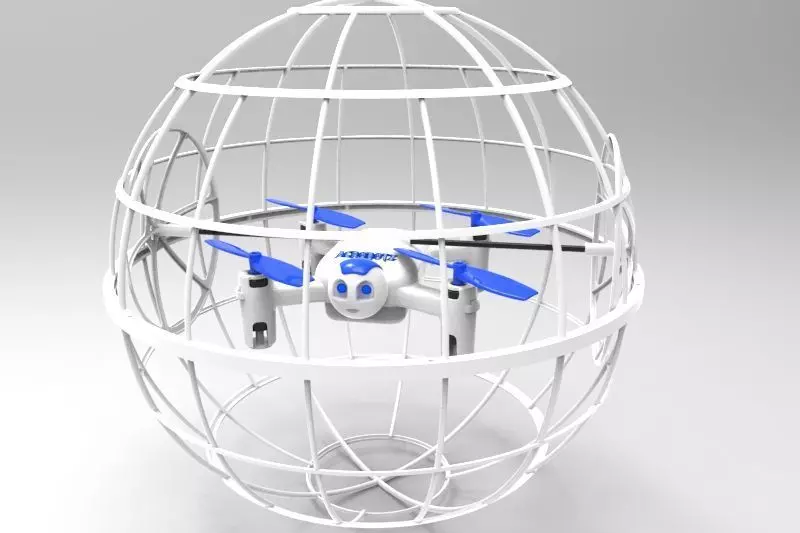 3D Printable Drone Quadcopter 3D print model_0