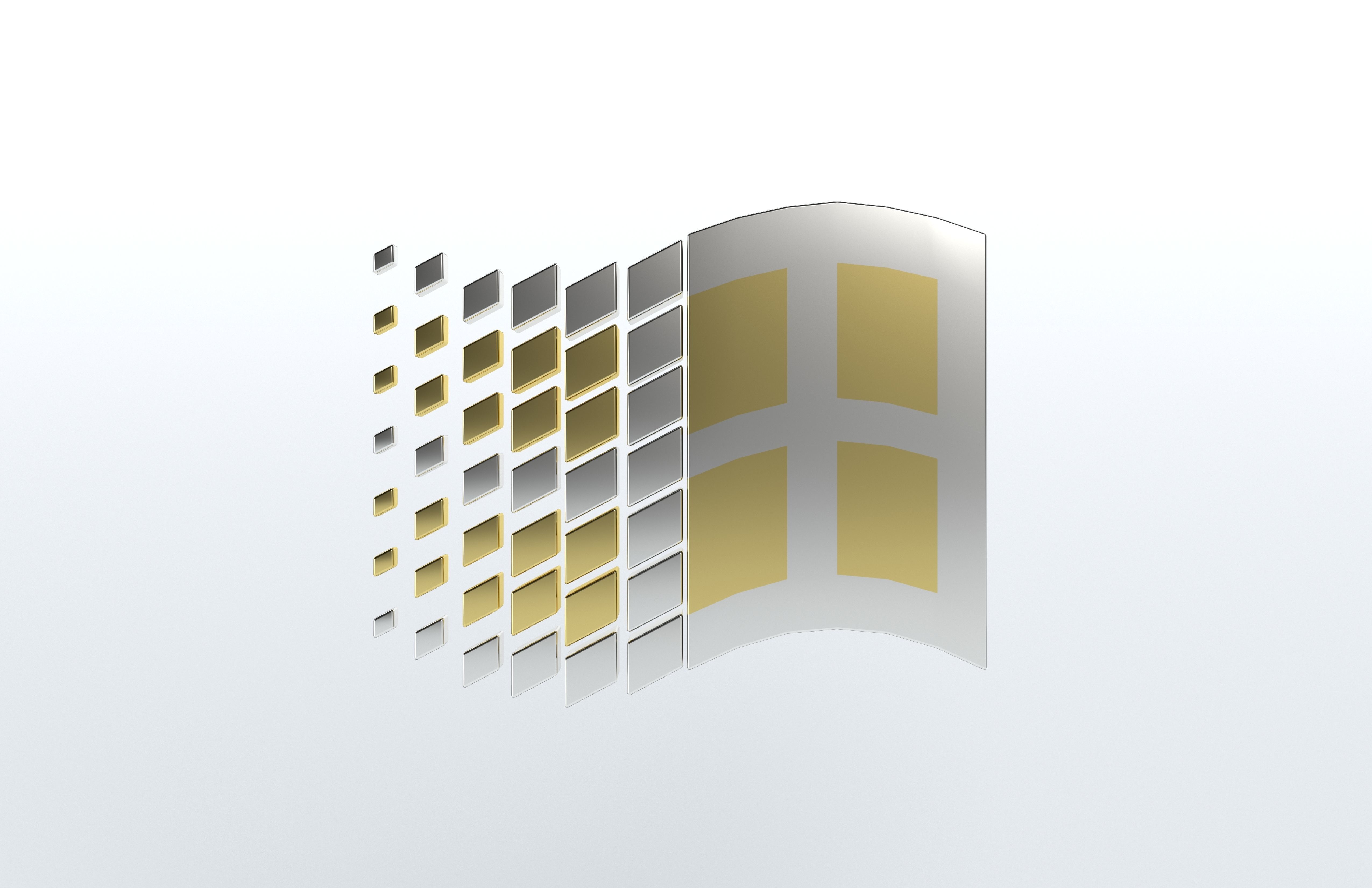 Windows 95 Logo v1 008 Free low-poly 3D model_1