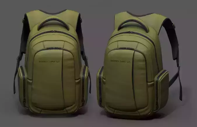 Backpack Camping Generic military combat soldier armor scifi 