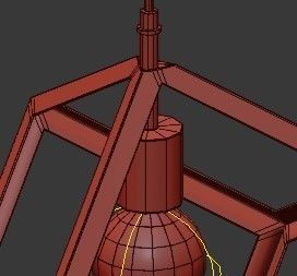 Untitled modern pendant lights for living room 3D model_1