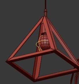 Untitled modern pendant lights for living room 3D model_3