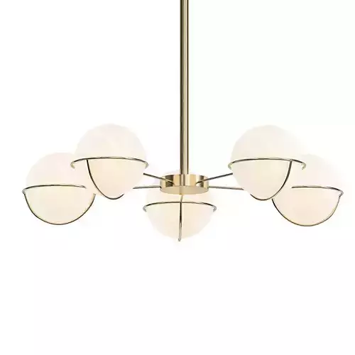 Untitled lamp with four balls