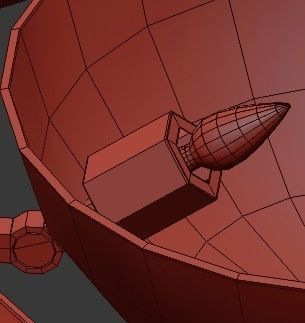 Untitled chandelier with four bowls 3D model_2