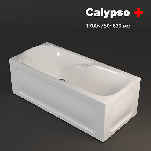 Bath rectangular Calypso 3D model