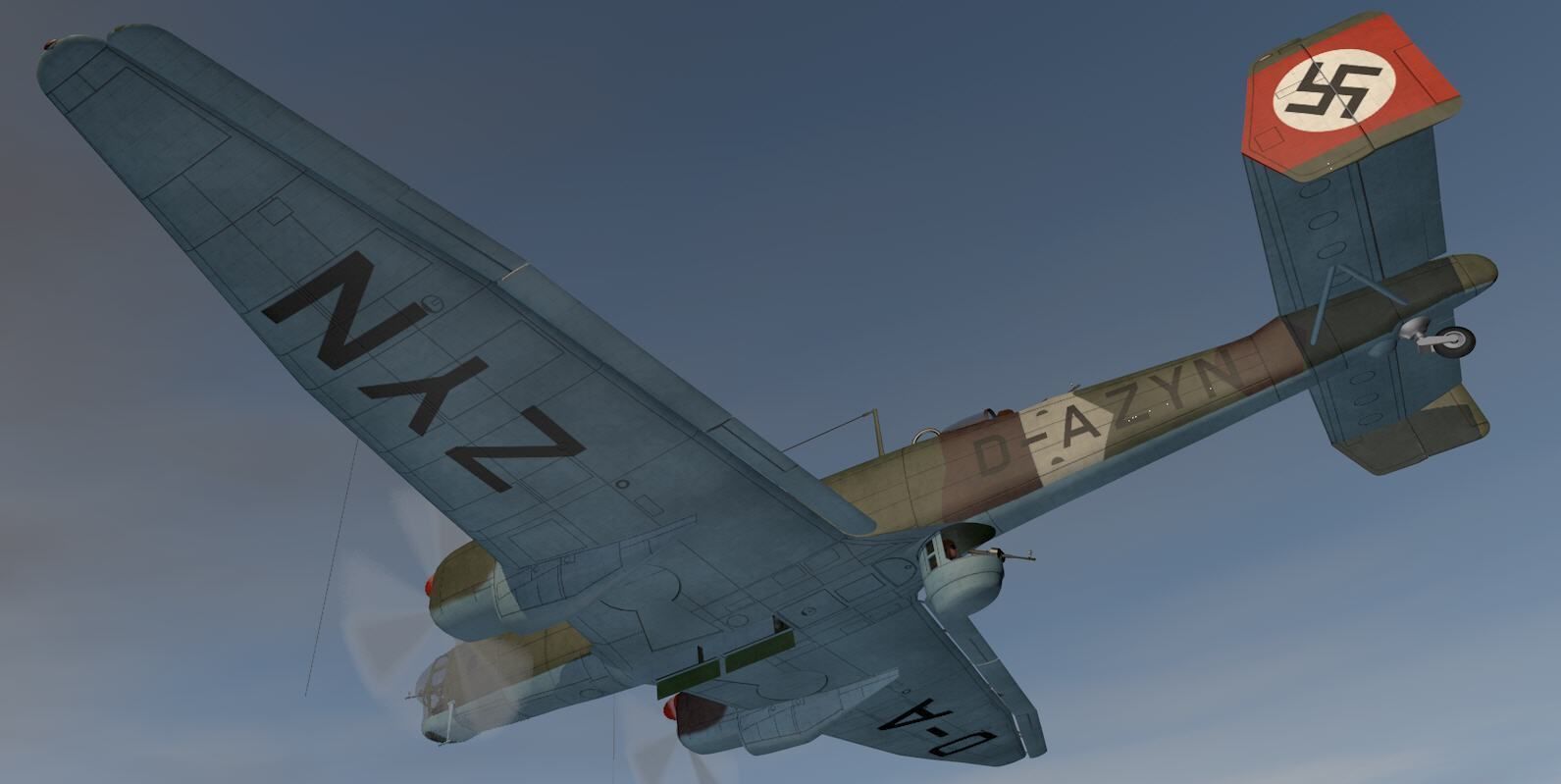 Junkers Ju-86 D-1 3D model_11