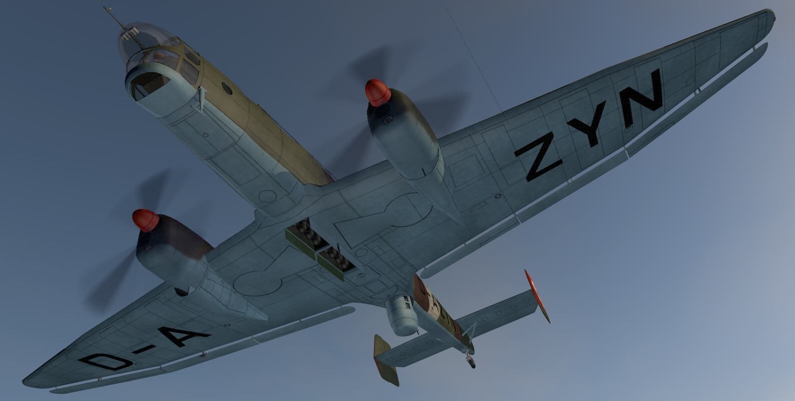 Junkers Ju-86 D-1 3D model_10