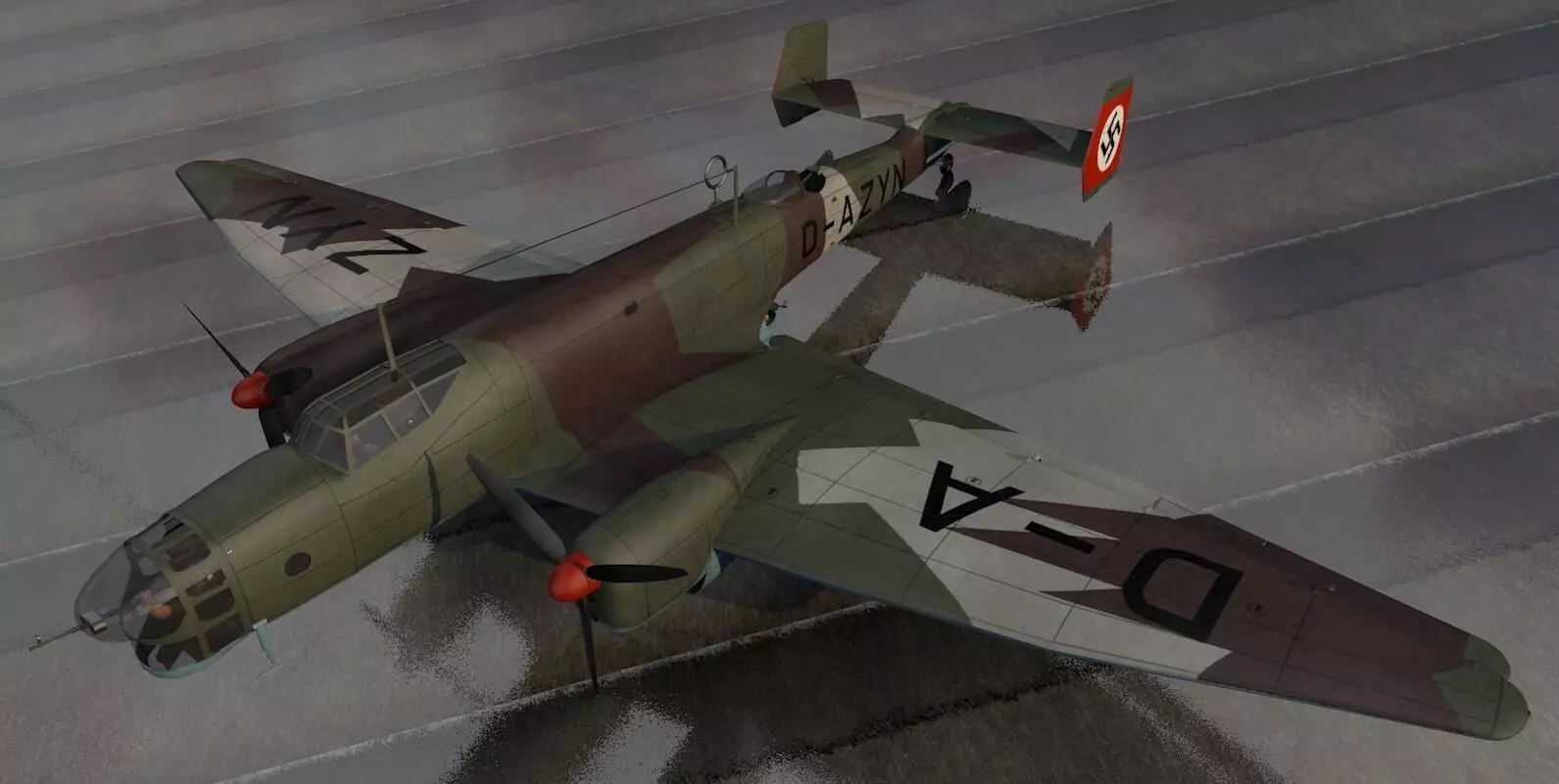 Junkers Ju-86 D-1 3D model_0