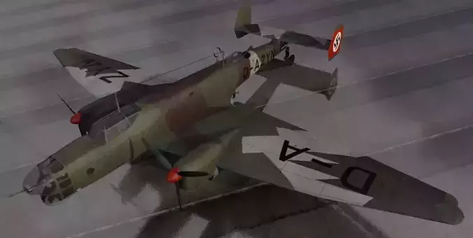 Junkers Ju-86 D-1 3D model