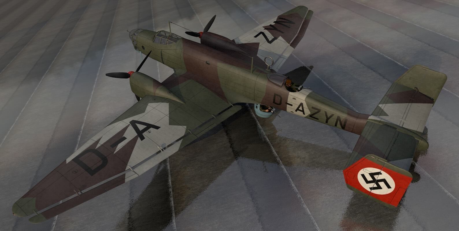 Junkers Ju-86 D-1 3D model_1