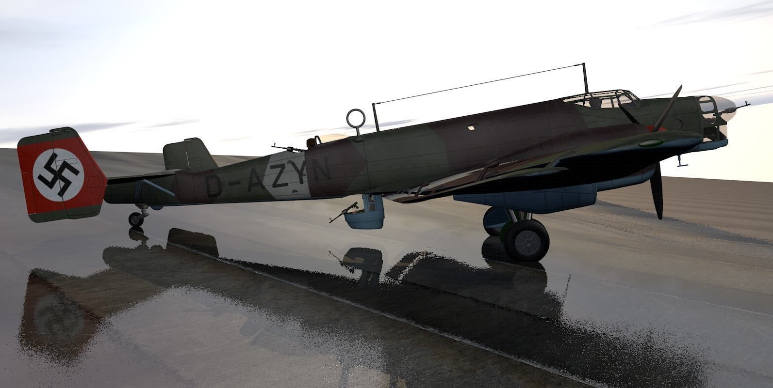 Junkers Ju-86 D-1 3D model_2