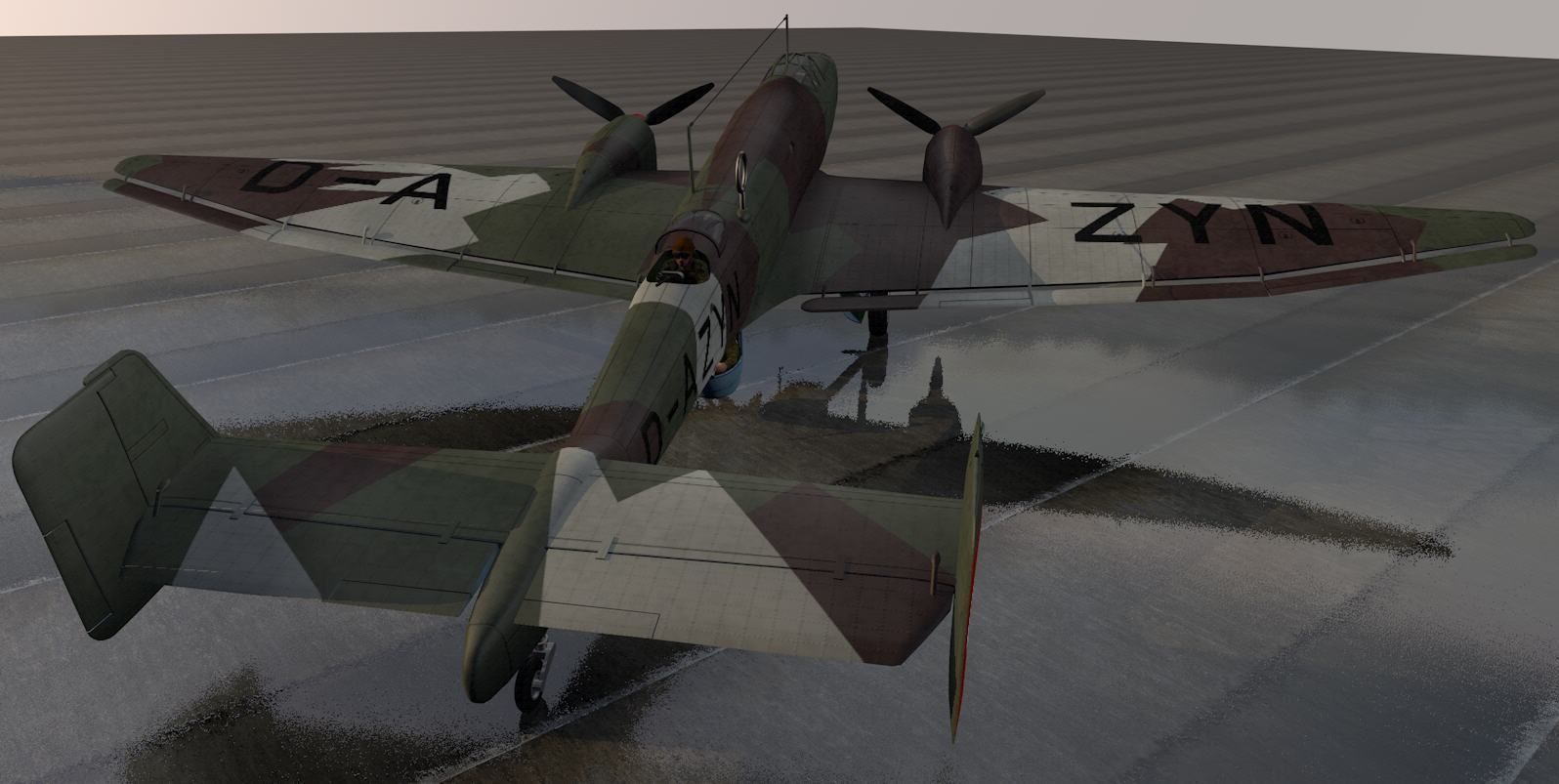 Junkers Ju-86 D-1 3D model_5