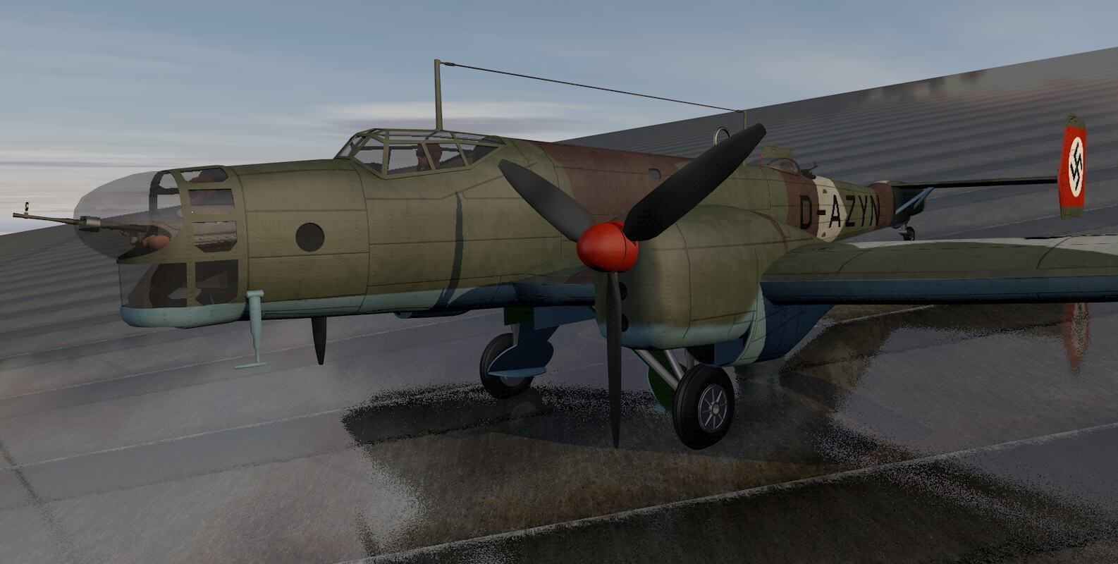 Junkers Ju-86 D-1 3D model_3