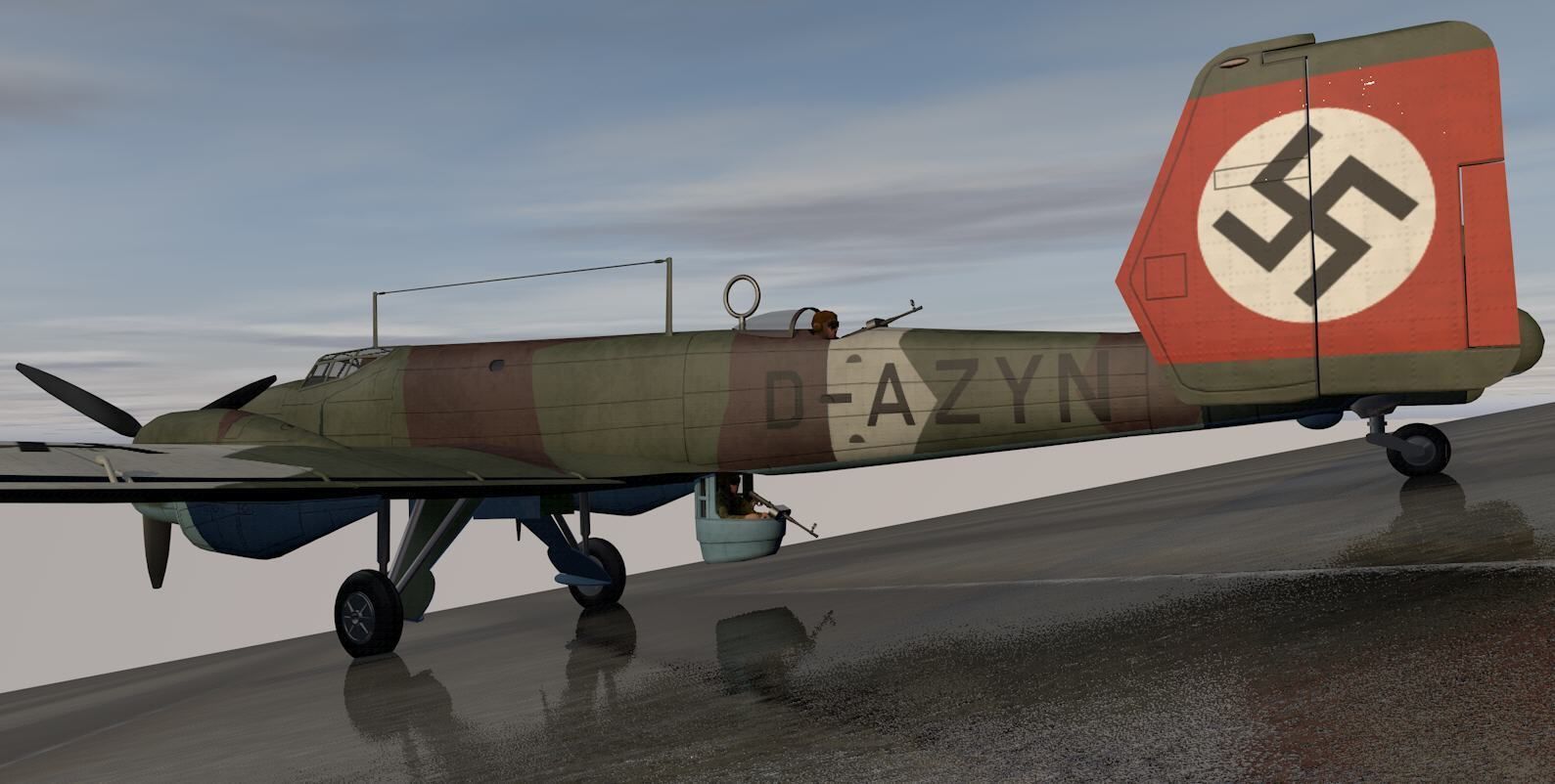 Junkers Ju-86 D-1 3D model_4