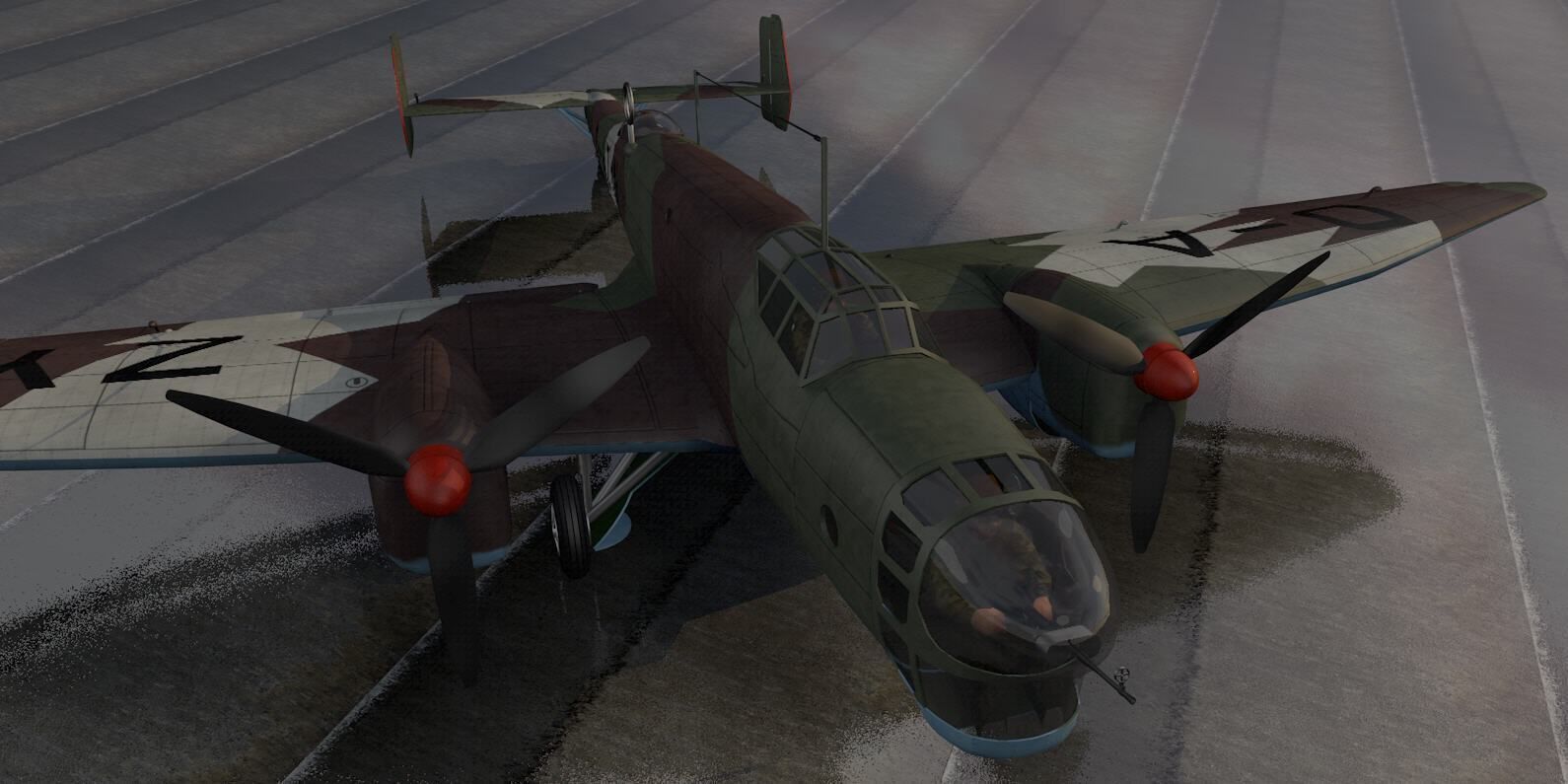 Junkers Ju-86 D-1 3D model_6