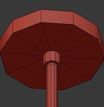 Untitled modern chandelier with six glass globes 3D model_4