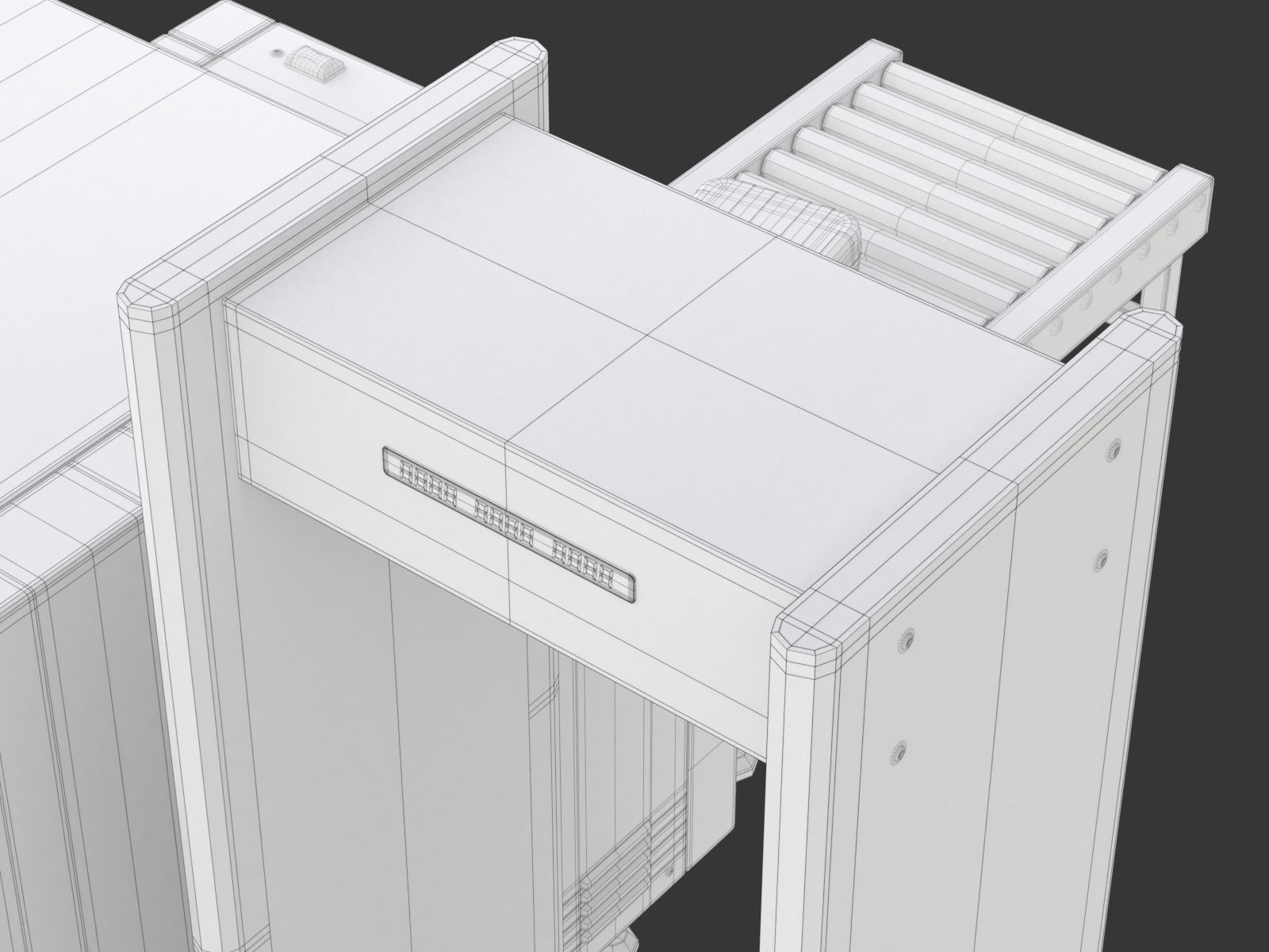 Airport Security Checkpoint 3D model_35