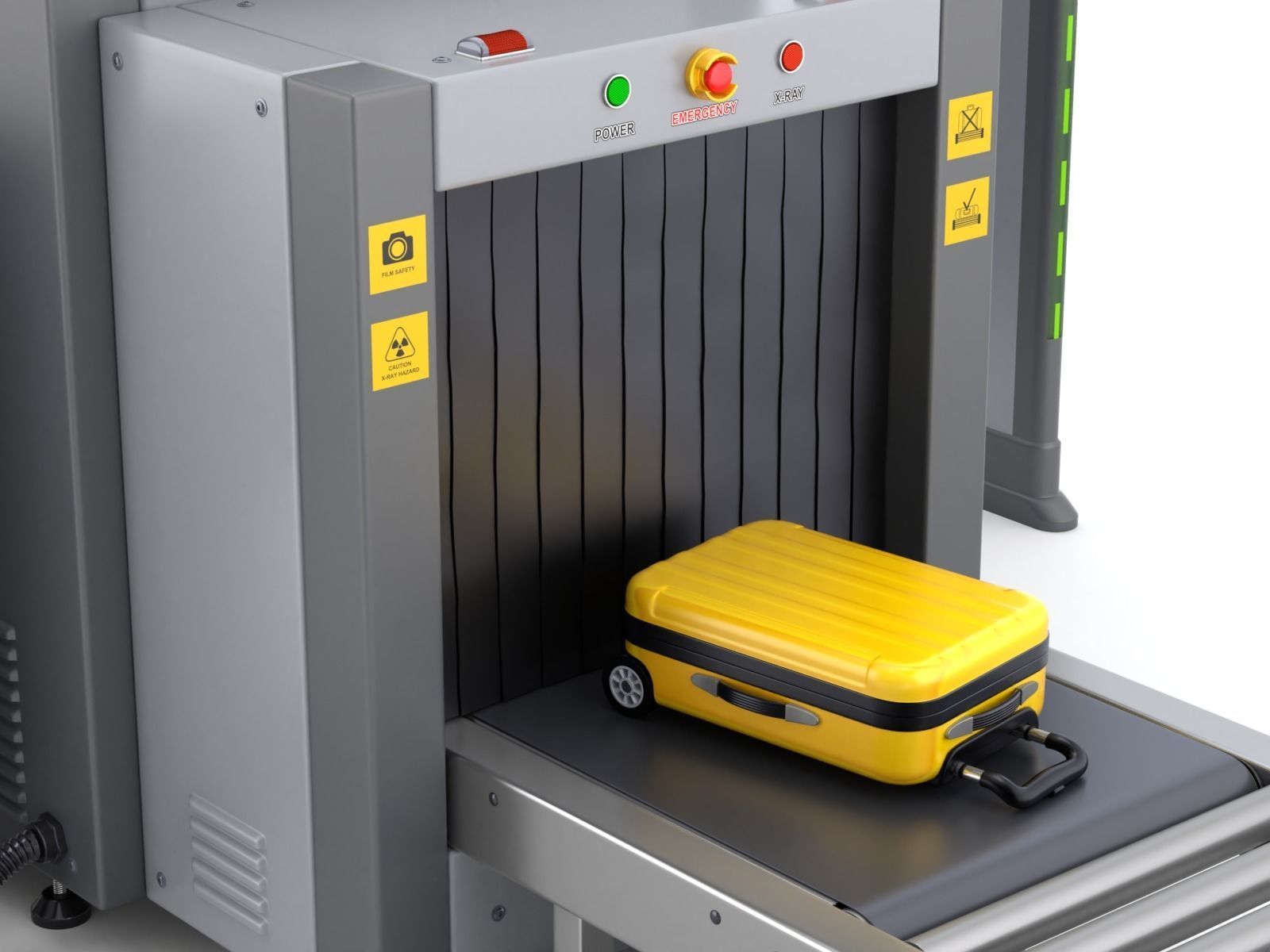 Airport Security Checkpoint 3D model_2