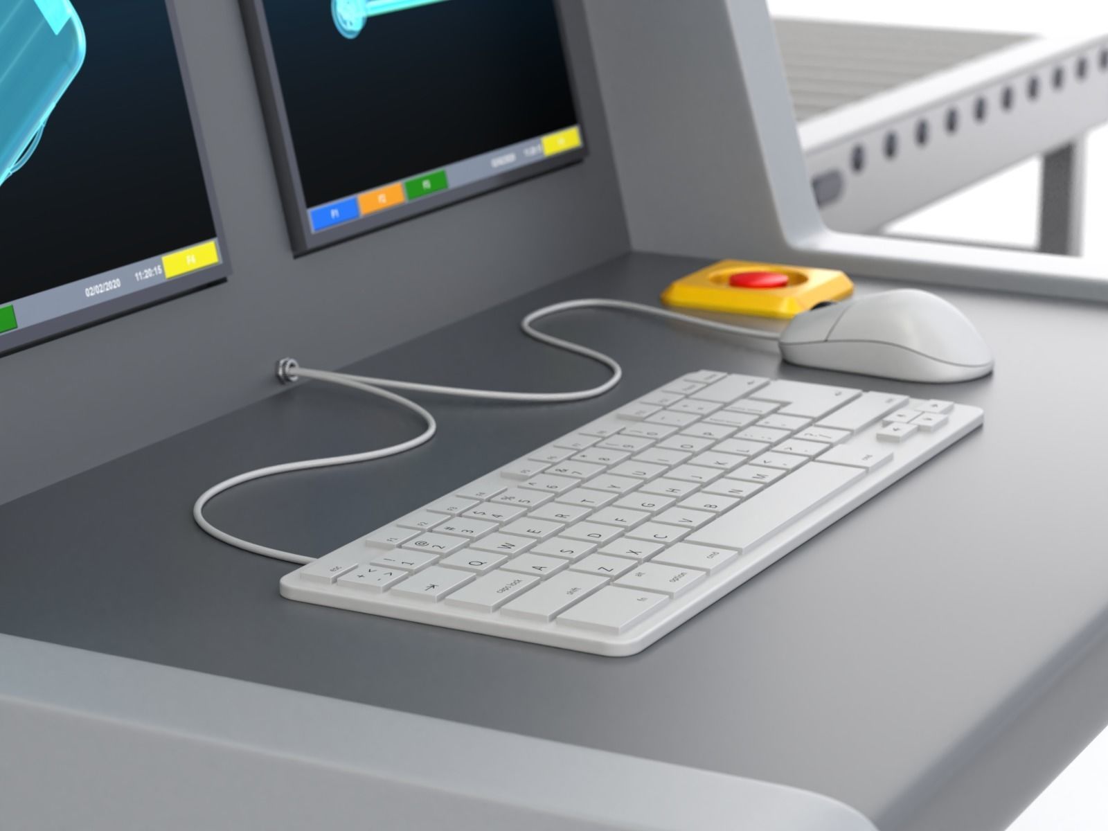 Airport Security Checkpoint 3D model_9