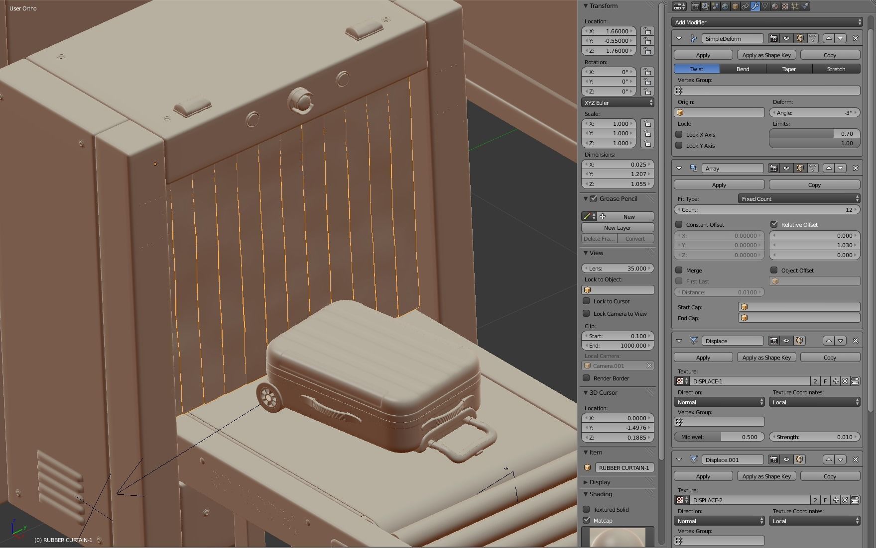 Airport Security Checkpoint 3D model_24
