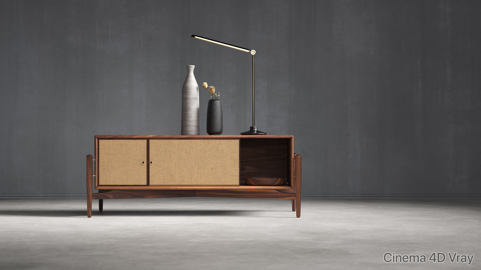 Moody furniture studio scene SWR 3D model_12