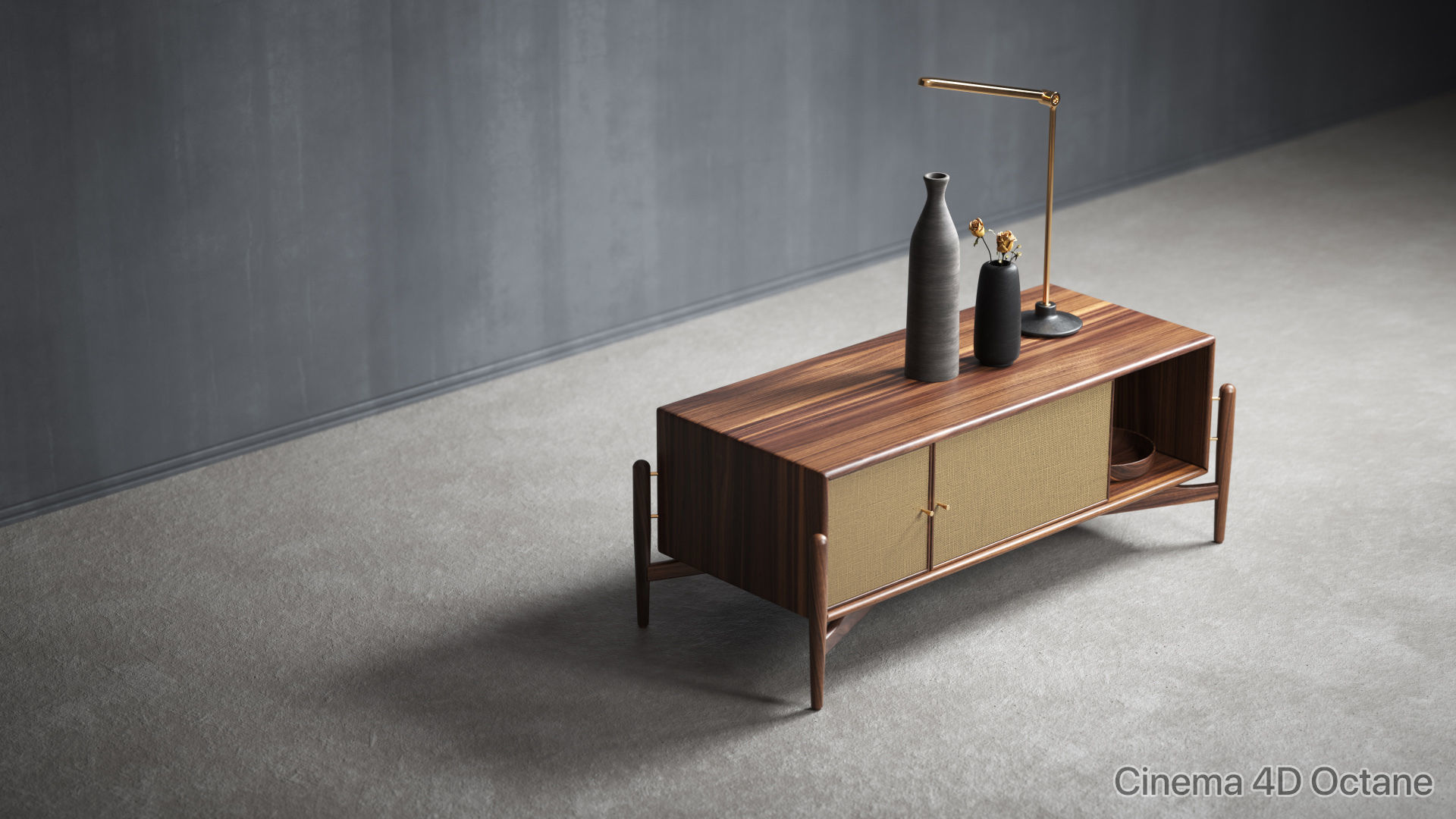 Moody furniture studio scene SWR 3D model_10