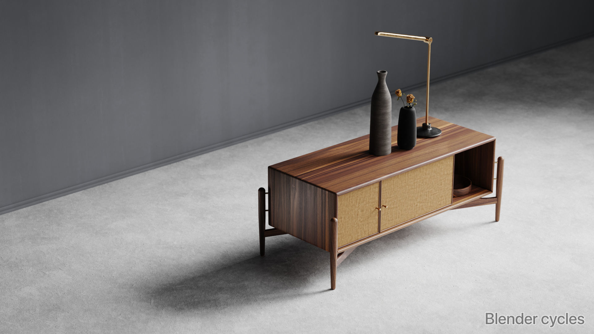 Moody furniture studio scene SWR 3D model_16