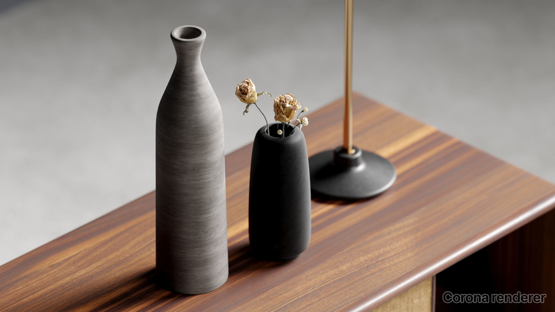 Moody furniture studio scene SWR 3D model_2