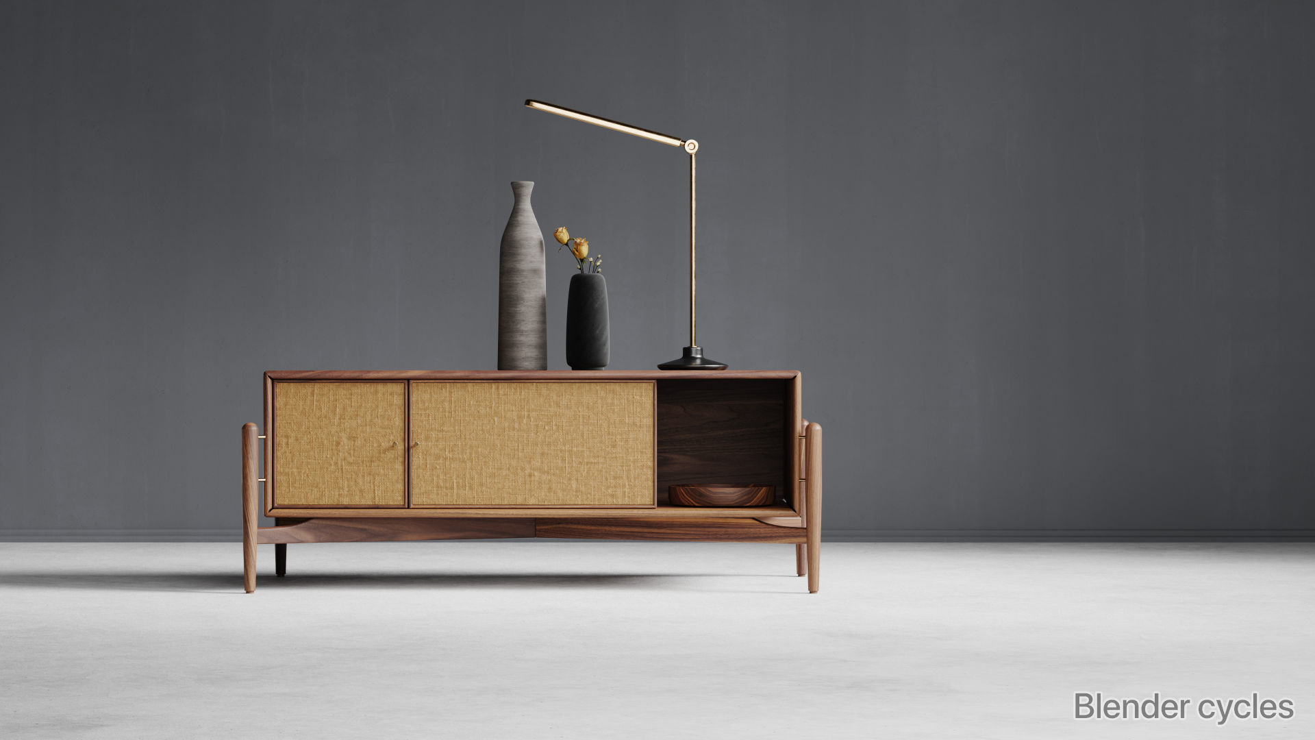 Moody furniture studio scene SWR 3D model_15