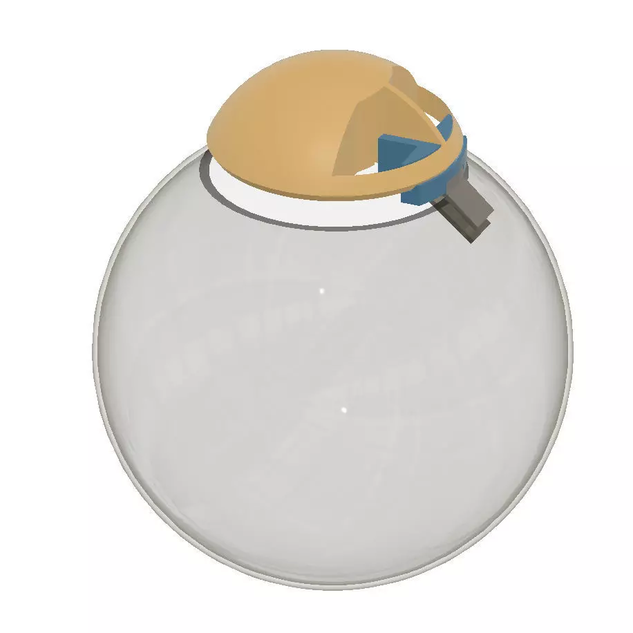 Bowl lighting cap 3D print model