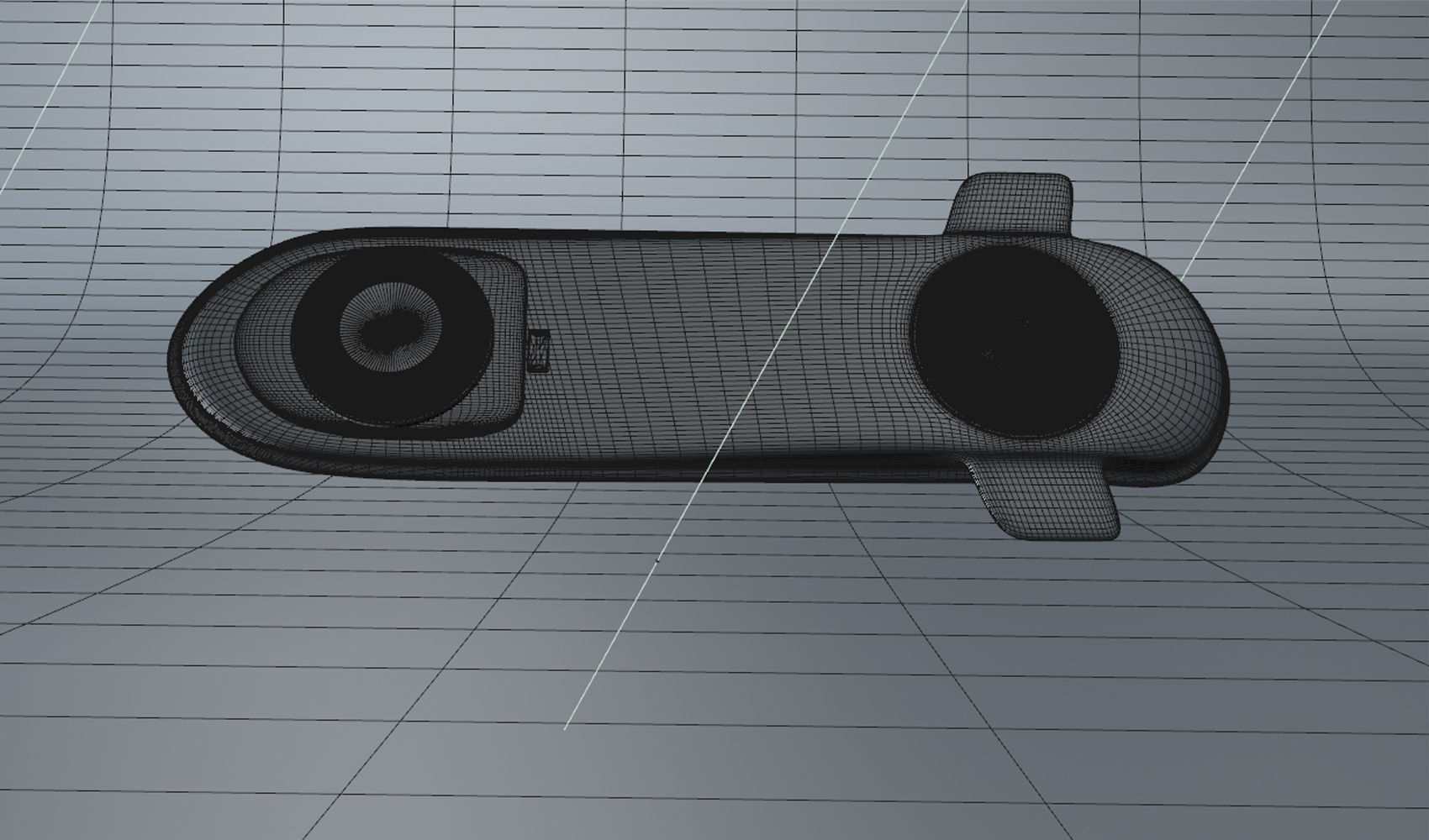 Hoverboard II Neon  Power Shock 3D model_7