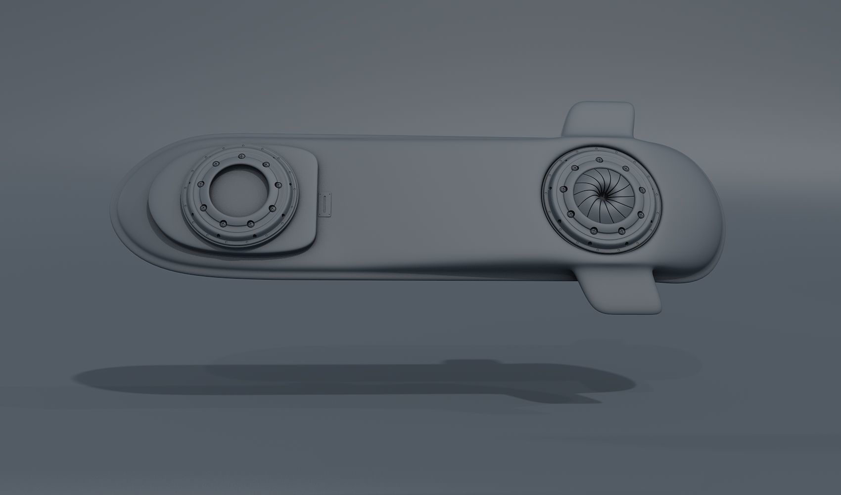 Hoverboard II Neon  Power Shock 3D model_6