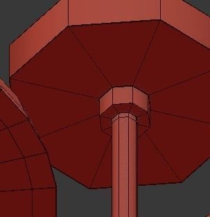 Untitled modern chandelier with clear glass shades 3D model_3