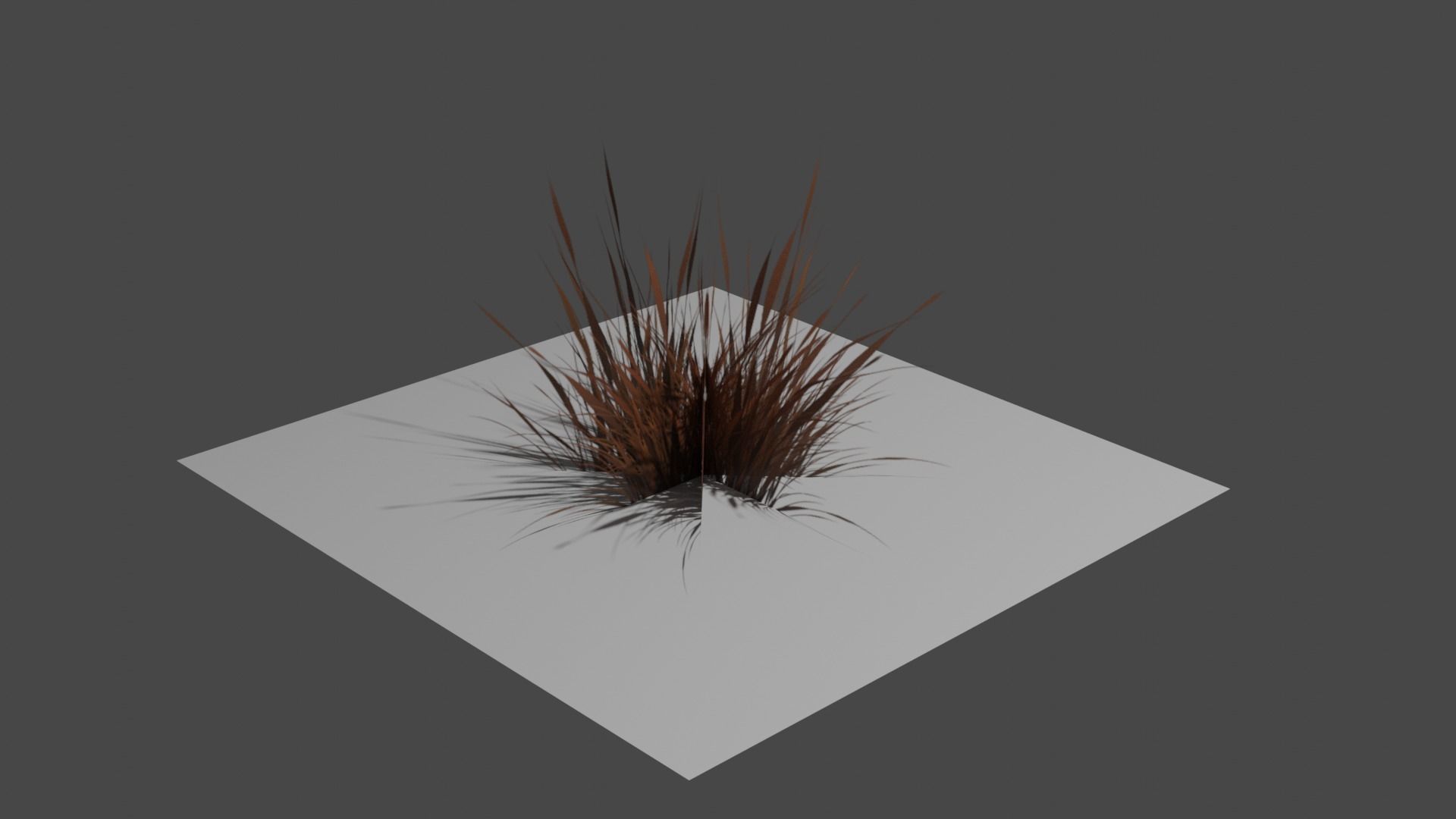 Grass blender 3D model lowpoly CGTrader