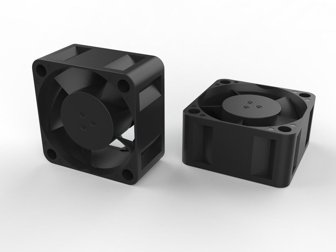 Sunon 40mm PC Fan MB40200V1 000U A99 3D model_3